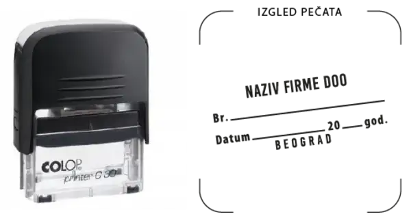 PEČAT PREDUZETNICI izrada Trodat i Colop automata Grafika NSB
