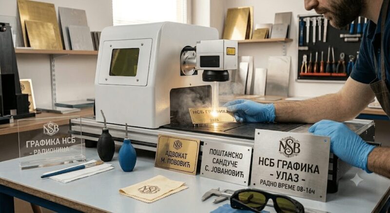 digitalna štampa - laserskko graviranje plocica